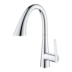 Grohe Zedra 1.75 GPM Single Hole Pull Down Bar Faucet With SilkMove Technology -Bathroom Sales Store 30368002 7