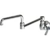 Wall Mounted Pot Filler Faucet With Lever Handle And 23-3/4" Full-Flow Swing Spout -Bathroom Sales Store 332 DJ24ABCP