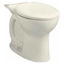 American Standard Cadet Pro Round Toilet Bowl Only With EverClean Surface, PowerWash Rim And Right Height Bowl
