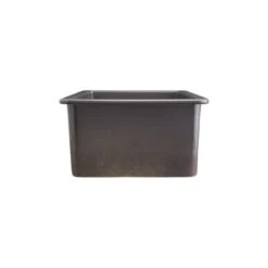 Derin 32" Fireclay Drop-In / Undermount Prep Sink -Bathroom Sales Store 492251 27 undermount fireclay sink dark gray side
