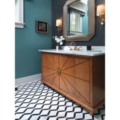 Virage Widespread Bathroom Faucet With Pop-Up Drain Assembly - Limited Lifetime Warranty -Bathroom Sales Store 65330lf bz 694630 bz room