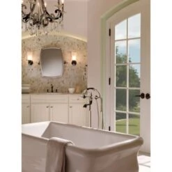 Wall, Deck Or Floor Mount Two Handle Tub Filler Body Assembly- Less Riser/Unions, Trim Kit And Handles -Bathroom Sales Store 65385LF PNCOLHP HL5385 PNCO T70385 PNCO T70210 PNLHP RP73766PN MID ROOM WEB