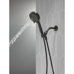 Delta ProClean 1.75 GPM Multi Function 6 Setting Hand Shower And Cleaning Spray -Bathroom Sales Store 75740BL WATER 01 WEB