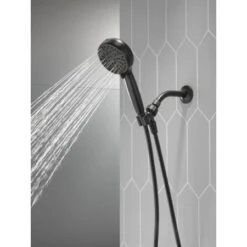 Delta ProClean 1.75 GPM Multi Function 6 Setting Hand Shower And Cleaning Spray -Bathroom Sales Store 75740BL WATER 03 WEB