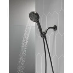 Delta ProClean 1.75 GPM Multi Function 6 Setting Hand Shower And Cleaning Spray -Bathroom Sales Store 75740BL WATER 05 WEB