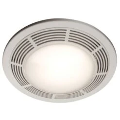 100 CFM 5.0 Sone Ceiling Mounted HVI Certified Bath Fan With Light -Bathroom Sales Store 8664rp 1