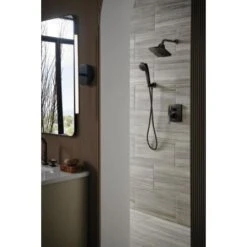 Essential 2.5 GPM H2OKinetic Square Multi-Function Showerhead -Bathroom Sales Store 87406 BNX 88806 BNX 83806 BNX T75P506 BNXLHP HL75P06 BNX MID