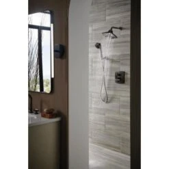 Essential 2.5 GPM H2OKinetic Square Multi-Function Showerhead -Bathroom Sales Store 87406 BNX 88806 BNX 83806 BNX T75P506 BNXLHP HL75P06 BNX MID WATER