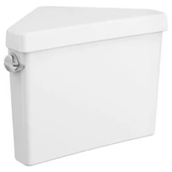American Standard Cadet Pro Triangle 1.28 GPF Toilet Tank Only - Left Mounted Tank Lever