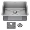 Delta Lenta 23” Undermount 16 Gauge Stainless Steel Single Bowl Kitchen Sink With Accessories -Bathroom Sales Store 953034 23S SS