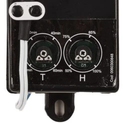 100 CFM 1.6 Sone Quiet Ceiling Mounted Bathroom Fan With Recessed Light And Humidity Sensor -Bathroom Sales Store AP100H20Humidistat20Detail20 20Top20View