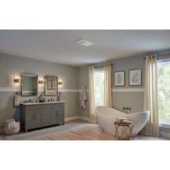 PowerHeat™ 80 CFM 1.5 Sone Ceiling Mounted Heated Exhaust Fan -Bathroom Sales Store BHF80 2