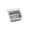 Lustertone 17" Drop In Single Basin Stainless Steel Bar Sink 2 Lustertone 17" Drop In Single Basin Stainless Steel Bar Sink -Bathroom Sales Store LRAD171660NoFaucetHoles
