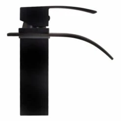 Remi 1.2/2.2 GPM Single Hole Waterfall Bathroom Faucet -Bathroom Sales Store ML531 FB 2