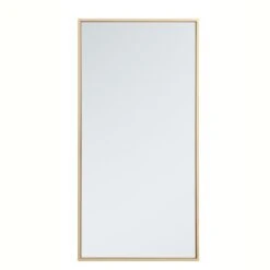 Eternity 18" X 36" Rectangular Beveled Metal Framed Bathroom Mirror