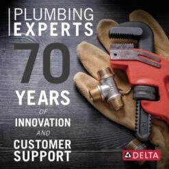 Delta Linden Monitor 17 Series Dual Function Pressure Balanced Shower Only With In2ition Shower Head And Integrated Volume Control - Less Rough-In Valve -Bathroom Sales Store PlumbingExperts Infographic