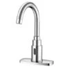 2.2 GPM Deck Mounted Bathroom Faucet With Automatic Sensor Activation And Below Deck Mixing Valve