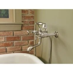 Wall, Deck Or Floor Mount Two Handle Tub Filler Body Assembly- Less Riser/Unions, Trim Kit And Handles -Bathroom Sales Store T70336 PN T70210 PNLHP RP73764PN DETAIL ROOM WEB