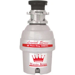 EZ-Mount System, 3/4 HP 2700 RPM, Batch Feed Garbage Disposal, Corrosion Resistant Grinding Chamber, Jam Free Swiveling Impellers System