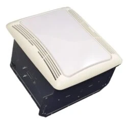 50 CFM 3.4 Sone Ceiling Or Wall Mounted Exhaust Fan With Light