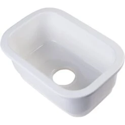 Alfi Trade 18-1/8" Undermount Single Basin Fireclay Kitchen Sink