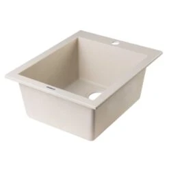 Alfi Trade 16-1/8" Drop In Single Basin Granite Composite Kitchen Sink -Bathroom Sales Store alfi brand ab1720di alternate image 150