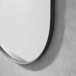 Ispra 36" X 22" Contemporary Oval Aluminum Framed Bathroom Wall Mirror -Bathroom Sales Store altair 757036 mir alternate image 2635