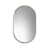 Ispra 36" X 22" Contemporary Oval Aluminum Framed Bathroom Wall Mirror -Bathroom Sales Store altair 757036 mir gf 3506281