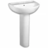 American Standard Evolution 24" Pedestal Lavatory Sink Combo With 4" Centers - Less Pedestal Leg 1 American Standard Evolution 24" Pedestal Lavatory Sink Combo With 4" Centers - Less Pedestal Leg -Bathroom Sales Store american standard 0468 400 020 458