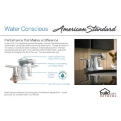 American Standard Serin Single Hole Bathroom Faucet - Without Drain -Bathroom Sales Store american standard 2064 151 technology grap 472