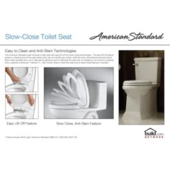 American Standard Studio Right Height Round Front Bowl And Seat -Bathroom Sales Store american standard 3053 120 technology grap 239