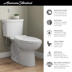 American Standard Cadet Elongated Chair Height Toilet Bowl Only - Less Seat -Bathroom Sales Store american standard 3517a 101 alternate view 20