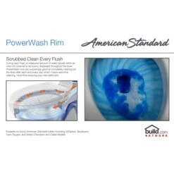 American Standard H2Option Round-Front Toilet Bowl Only With EverClean Surface And PowerWash Rim -Bathroom Sales Store american standard 3708 216 technology grap 137