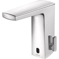 American Standard Paradigm 0.35 GPM Single Hole Bathroom Faucet With Selectronic Technology - Includes Thermostatic Lever Handle - Less Power Supply