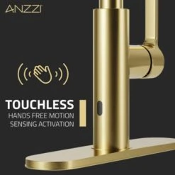 Ola 1.8 GPM Single Hole Kitchen Faucet -Bathroom Sales Store anzzi kf az303 alternate image 4