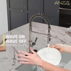 Ola 1.8 GPM Single Hole Kitchen Faucet -Bathroom Sales Store anzzi kf az303 alternate image 7