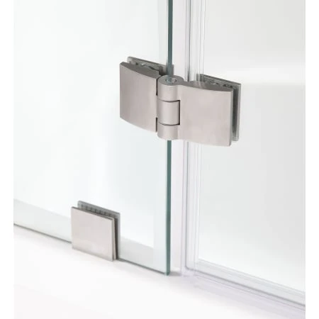 Herald 48" Wide X 58" High Hinged Frameless Tub Door With Clear Glass 4 Herald 48" Wide X 58" High Hinged Frameless Tub Door With Clear Glass - Image 2