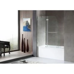 Herald 48" Wide X 58" High Hinged Frameless Tub Door With Clear Glass 15 Herald 48" Wide X 58" High Hinged Frameless Tub Door With Clear Glass -Bathroom Sales Store anzzi sd az11 01 alternate image 152