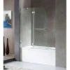 Herald 48" Wide X 58" High Hinged Frameless Tub Door With Clear Glass 1 Herald 48" Wide X 58" High Hinged Frameless Tub Door With Clear Glass -Bathroom Sales Store anzzi sd az11 01ch 4032644