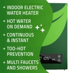 ENVO Atami 18 KW Tankless Electric Water Heater -Bathroom Sales Store anzzi wh az018 m3 alternate image 40
