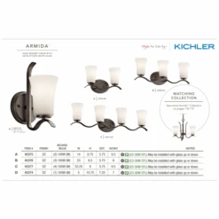 Armida 14" Wide 2-Bulb Bathroom Lighting Fixture -Bathroom Sales Store armida oz catalog 2