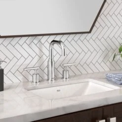 American Standard Serin Widespread Bathroom Faucet With Speed Connect Technology -Bathroom Sales Store b 2064.831.002