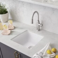 Blanco Performa 17-1/2" Undermount Single Basin SILGRANIT Kitchen Bar Sink -Bathroom Sales Store blanco 440081 alternate image 237