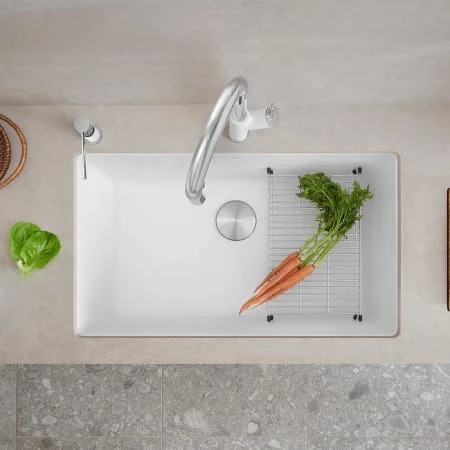 Blanco Precis 32" Undermount Single Basin SILGRANIT Kitchen Sink 6 Blanco Precis 32" Undermount Single Basin SILGRANIT Kitchen Sink - Image 4