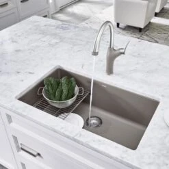 Blanco Precis 32" Undermount Single Basin SILGRANIT Kitchen Sink 30 Blanco Precis 32" Undermount Single Basin SILGRANIT Kitchen Sink -Bathroom Sales Store blanco 440150 alternate image 256
