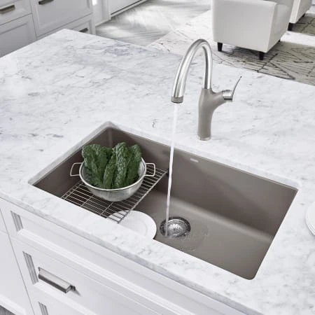 Blanco Precis 32" Undermount Single Basin SILGRANIT Kitchen Sink 11 Blanco Precis 32" Undermount Single Basin SILGRANIT Kitchen Sink - Image 9