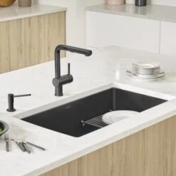 Blanco Precis 32" Undermount Single Basin SILGRANIT Kitchen Sink 40 Blanco Precis 32" Undermount Single Basin SILGRANIT Kitchen Sink -Bathroom Sales Store blanco 440150 alternate image 266