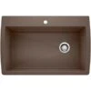 Blanco Diamond 33-1/2" Dual Mount Single Basin SILGRANIT Kitchen Sink -Bathroom Sales Store blanco 440192 7349664
