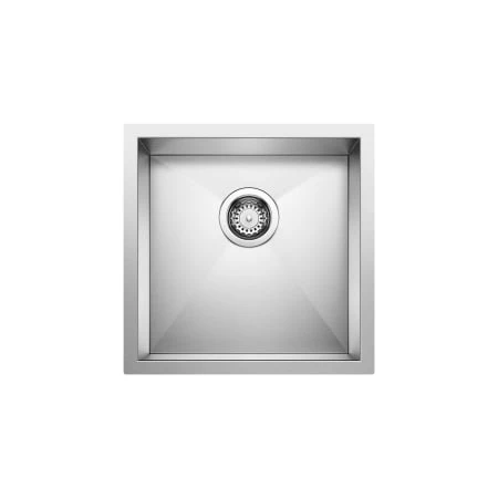 Blanco Quatrus 17" Undermount Single Basin Stainless Steel Bar Sink 3 Blanco Quatrus 17" Undermount Single Basin Stainless Steel Bar Sink