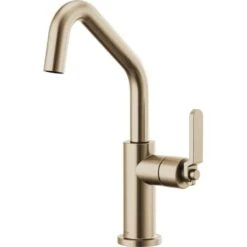 Litze Single Handle Angled Spout Bar Faucet With Industrial Handle - Limited Lifetime Warranty